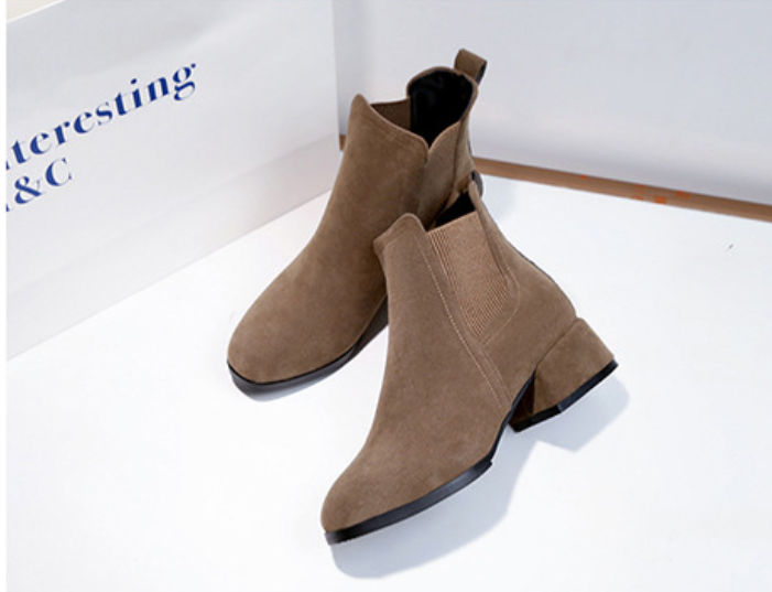 Women's Chelsea Boots Block Heel | Ankle Style