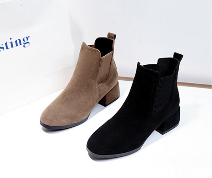 Women's Chelsea Boots Block Heel | Ankle Style