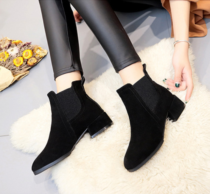 Women's Chelsea Boots Block Heel | Ankle Style