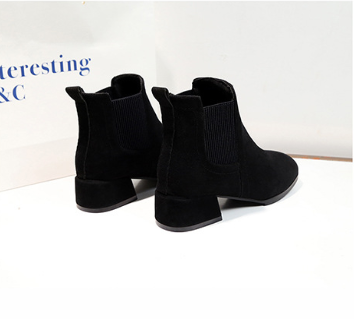 Women's Chelsea Boots Block Heel | Ankle Style