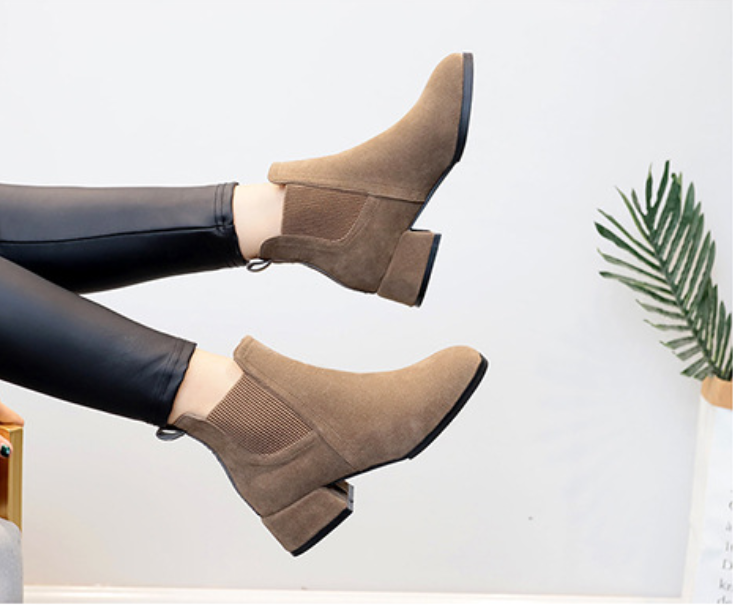 Women's Chelsea Boots Block Heel | Ankle Style