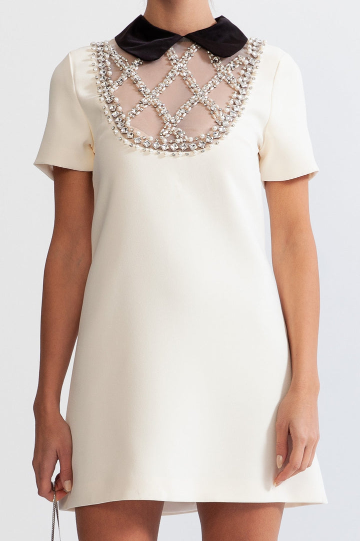 Women's Cocktail Dress Embellished Beaded Detail | Elegant
