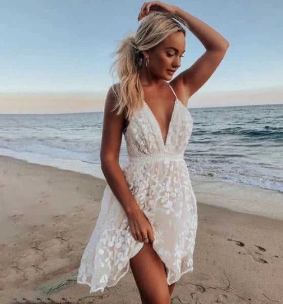 Women's Cocktail Dress Halter Neck Mini | Beach