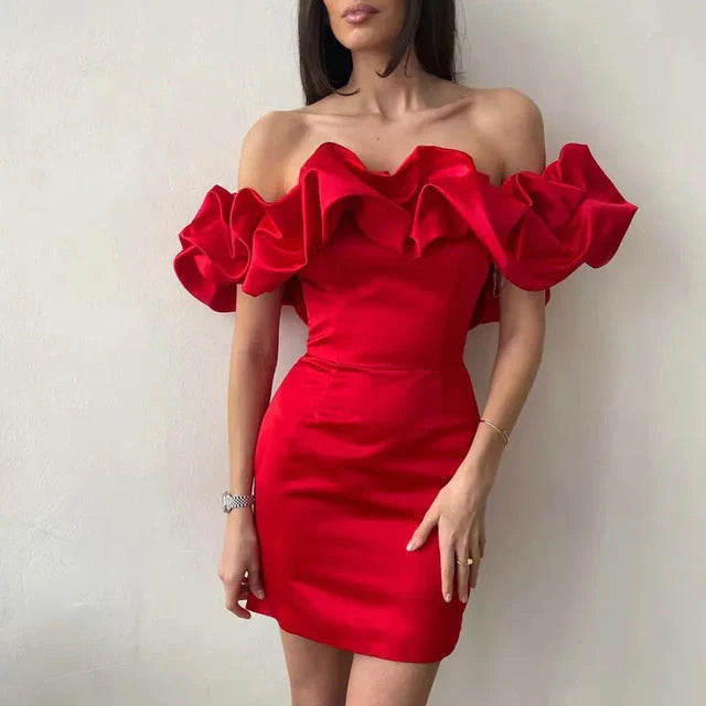 Women's Cocktail Dress Off Shoulder Mini | Evening