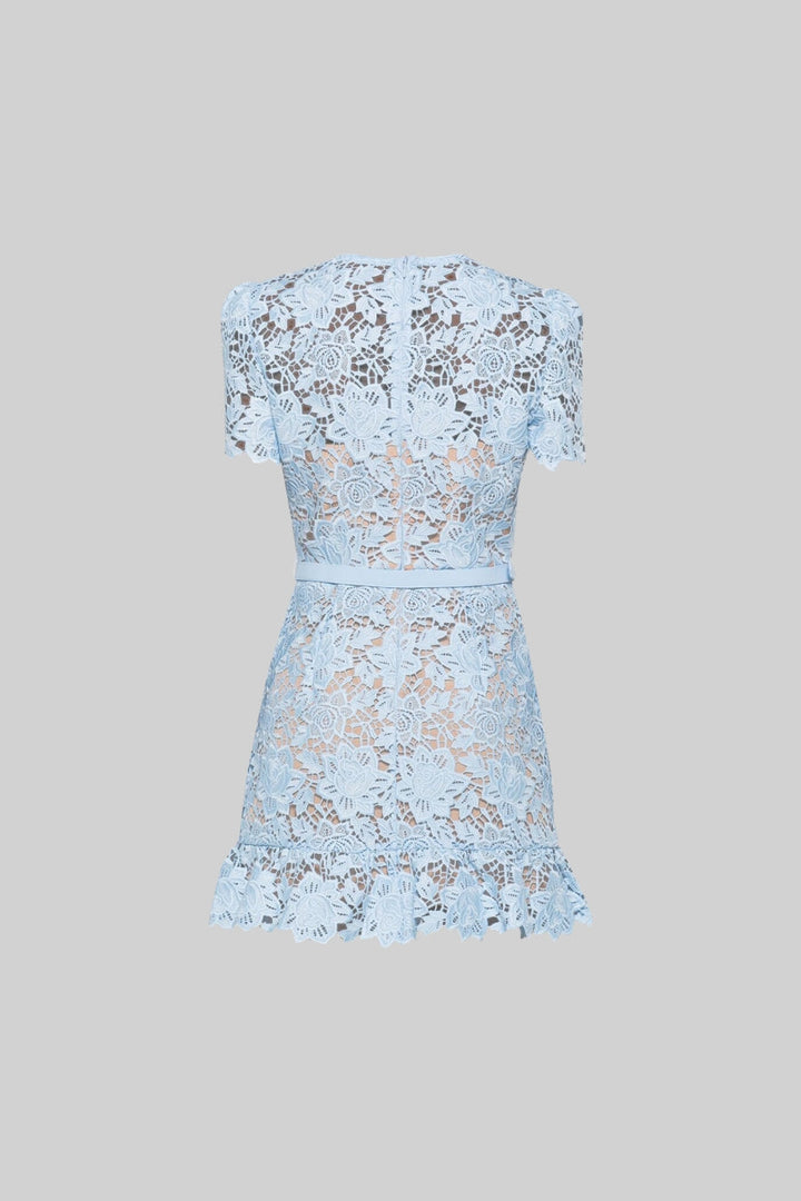 Women's Cocktail Dress Short Sleeve Embroidered | Mini