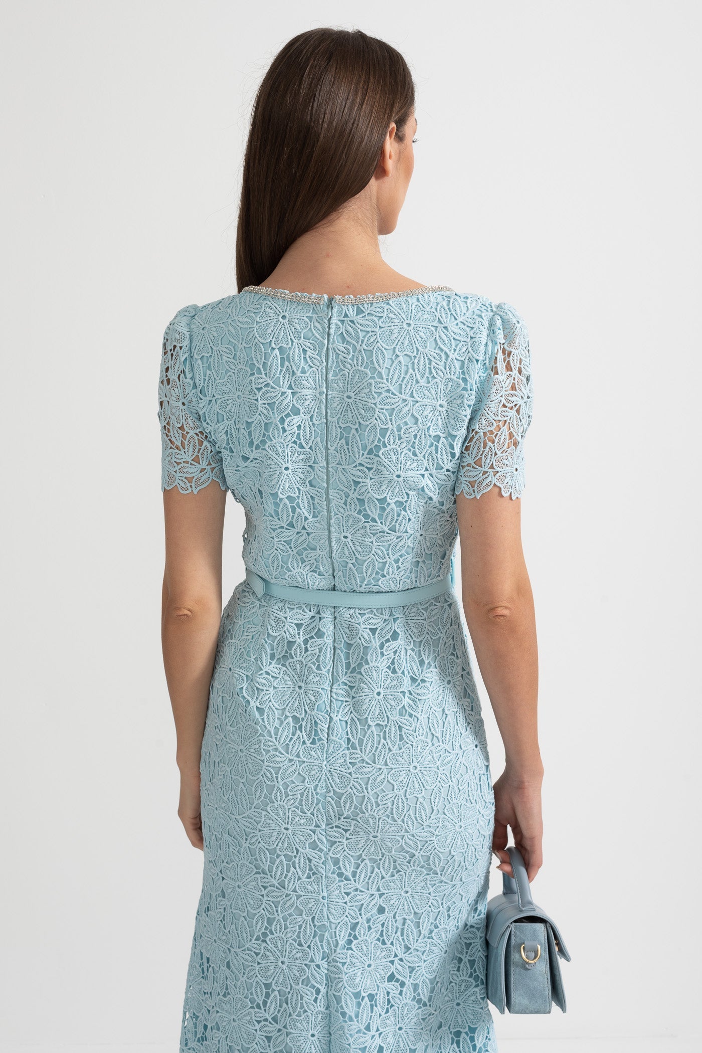 Women's Cocktail Dress Square Neck | Midi