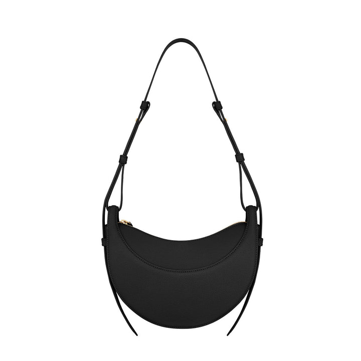 Women's Crescent Crossbody Bag with Zip Top & Adjustable Strap | Small