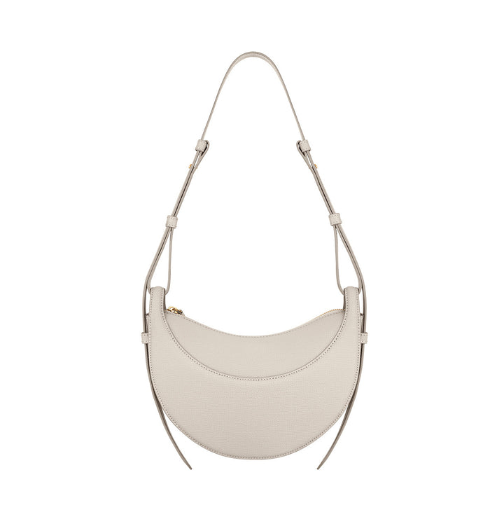 Women's Crescent Crossbody Bag with Zip Top & Adjustable Strap | Small