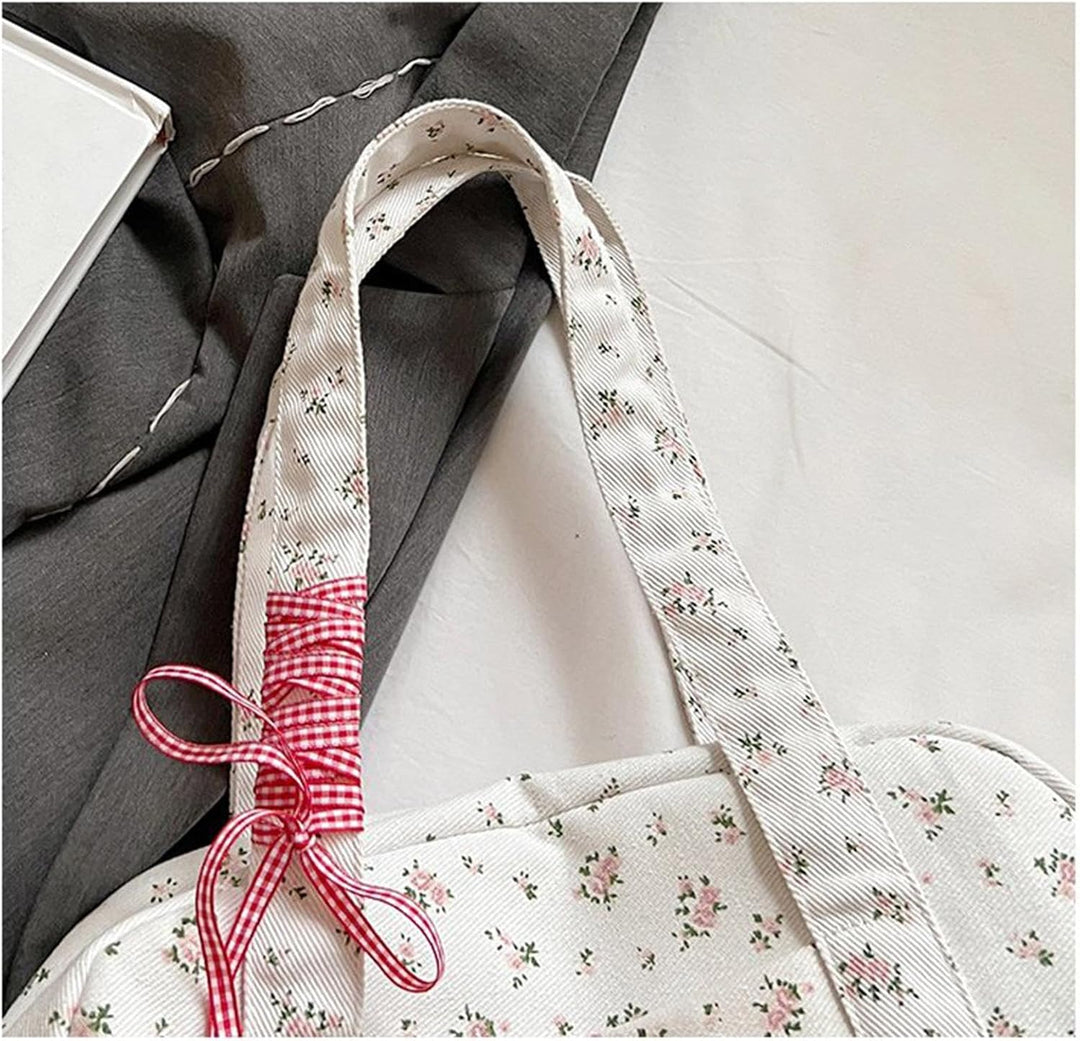 Women’s Duffle Bag With Floral Print | Travel Shoulder Bag