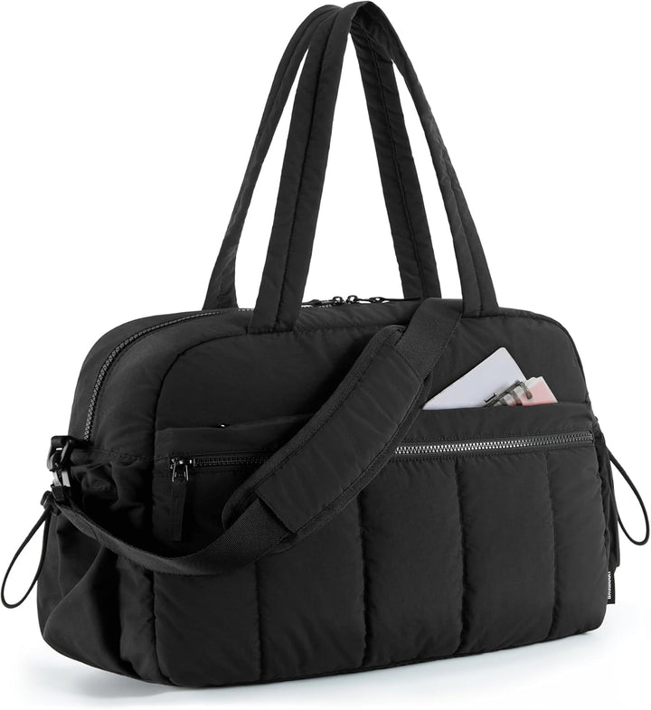 Women's Duffle Bag with Pocket | Gym Travel & Work Carryall