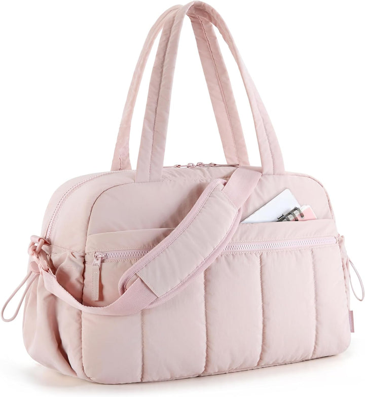 Women's Duffle Bag with Pocket | Gym Travel & Work Carryall