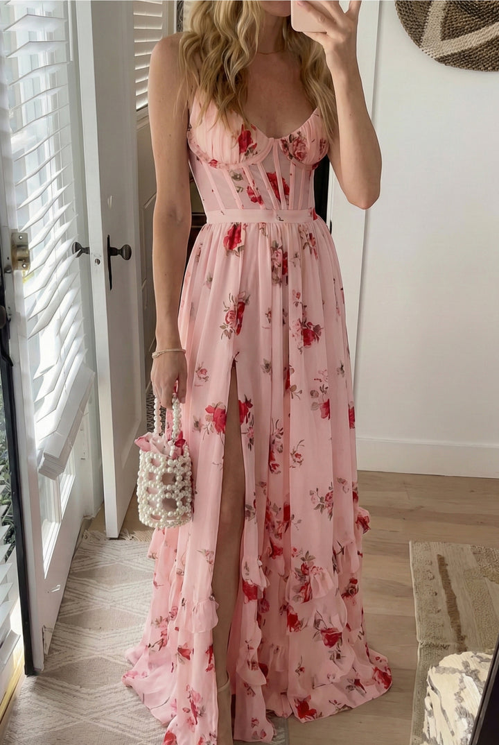 Women’s Floral Dress Maxi | Wedding Guest Formal