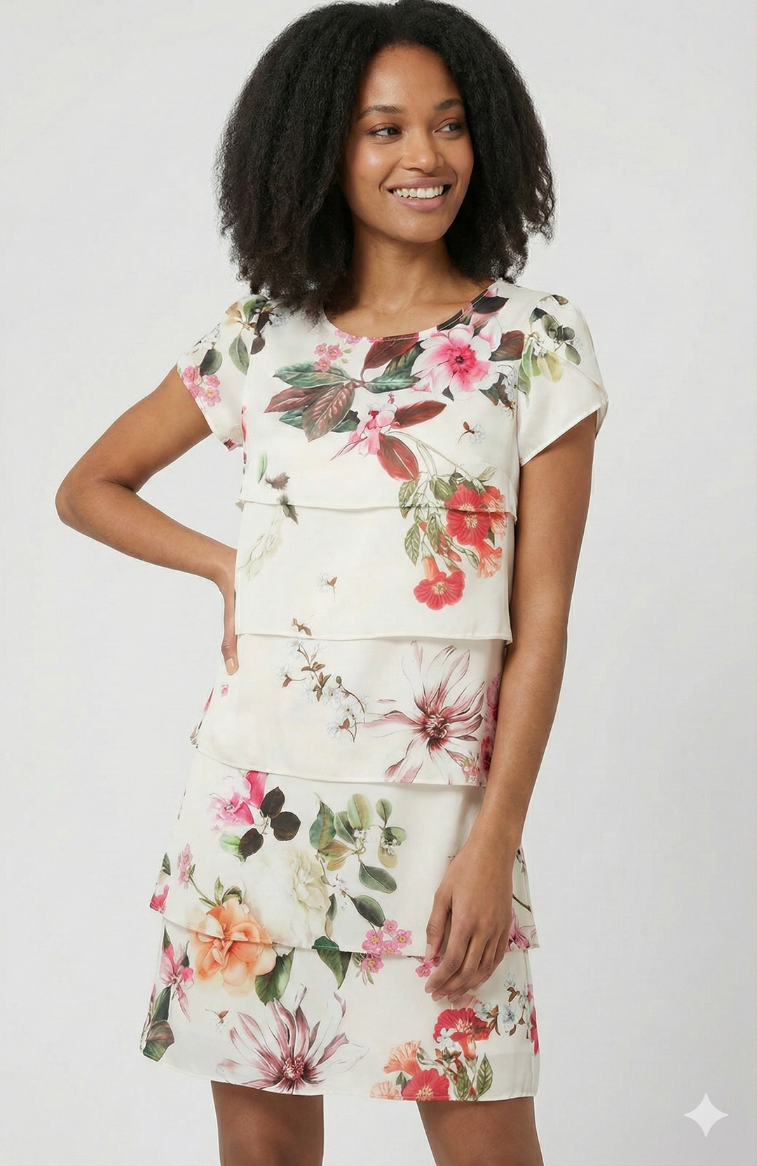 Women's Floral Summer Dress | Casual Midi