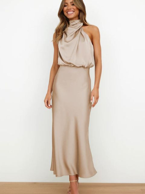 Women’s Formal Dress Halter Neck | Midi