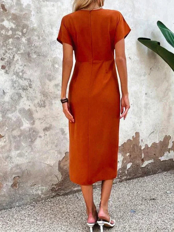 Women’s Formal Dress V-Neck Wrap | Slit