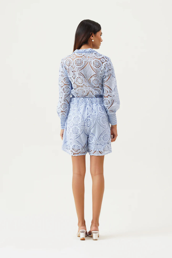 Women's Formal Set Button Front Puff Sleeve | Co-ord