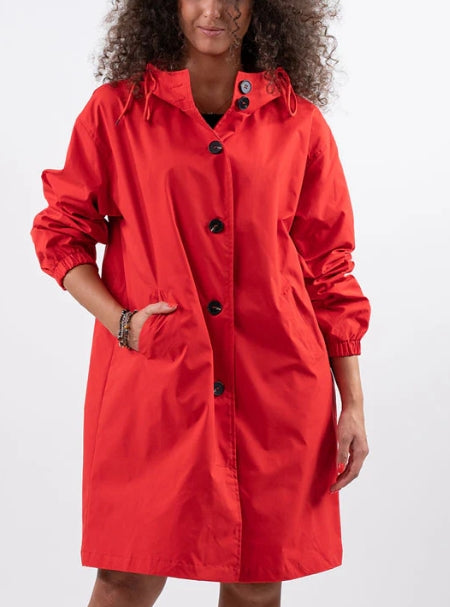 Women's Hooded Rain Jacket | Long