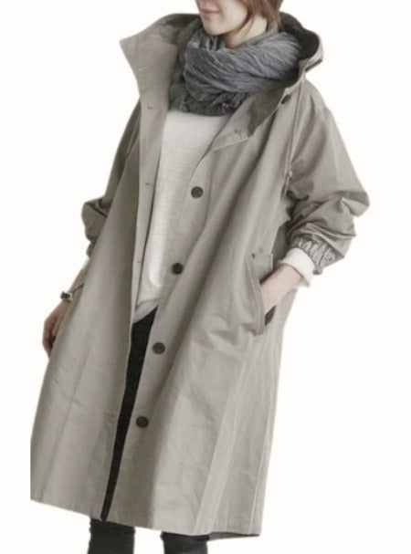 Women's Hooded Rain Jacket | Long