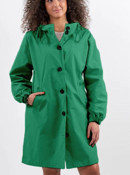 Women's Hooded Rain Jacket | Long