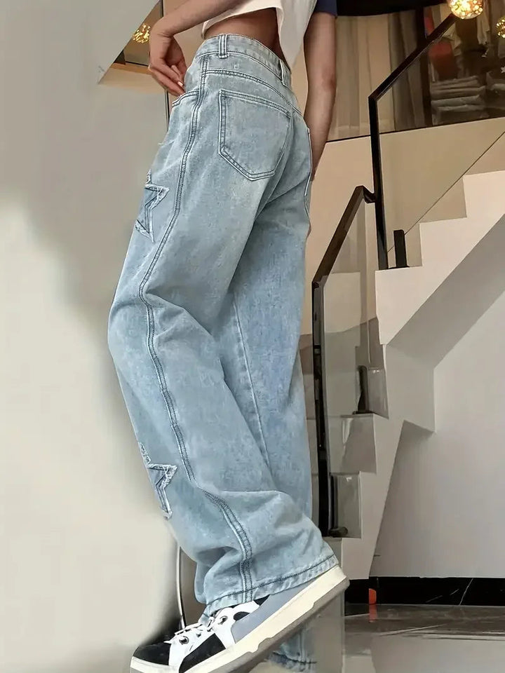 Women's Jeans Baggy Wide Leg | Y2K Style