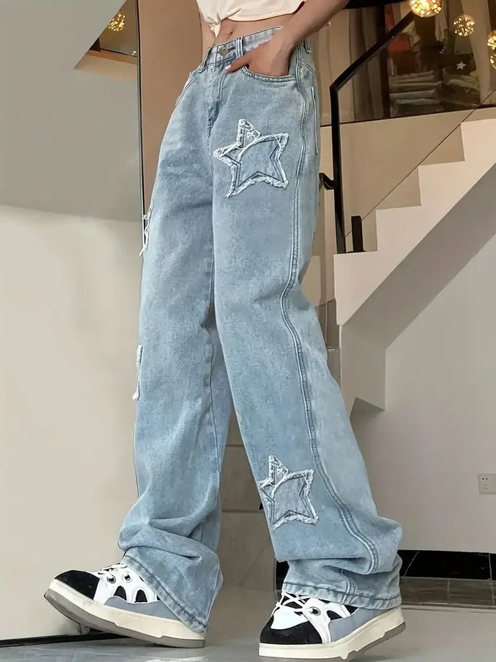 Women's Jeans Baggy Wide Leg | Y2K Style