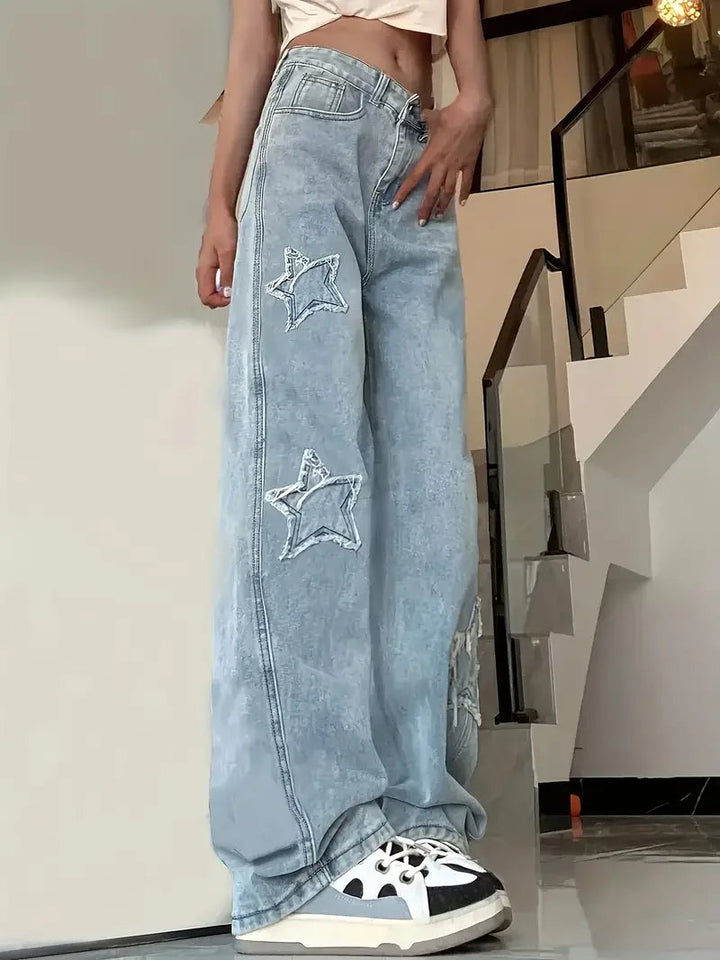 Women's Jeans Baggy Wide Leg | Y2K Style