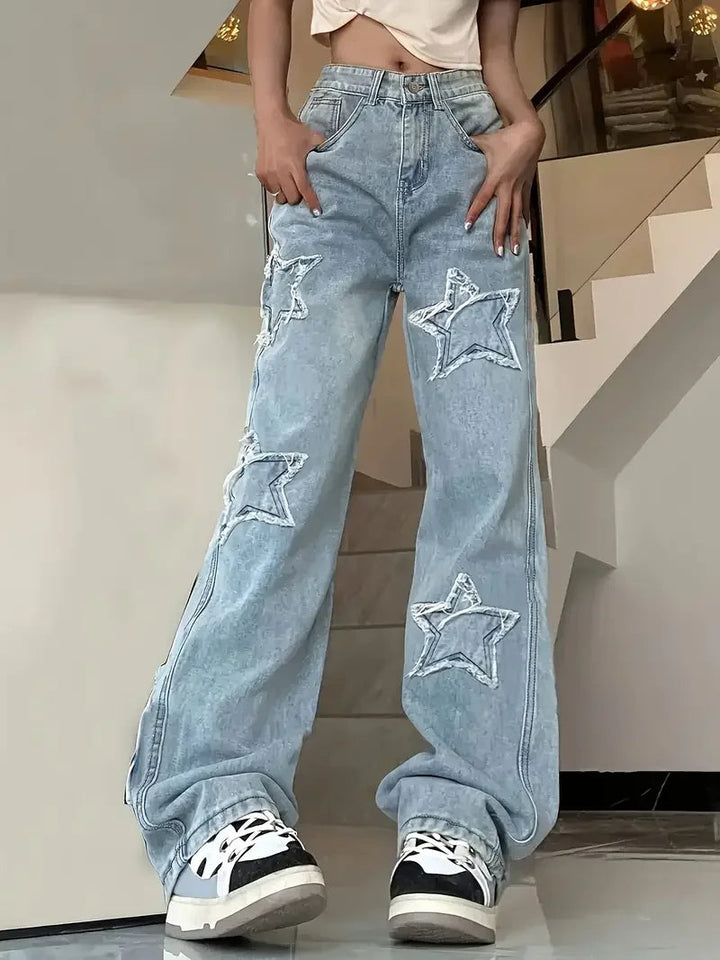 Women's Jeans Baggy Wide Leg | Y2K Style