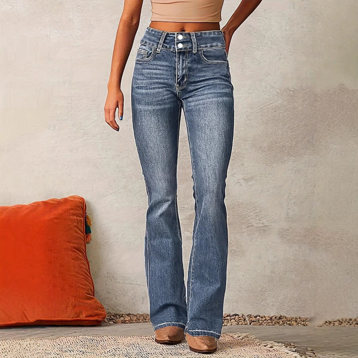 Women's Jeans High Waisted Flare | Retro