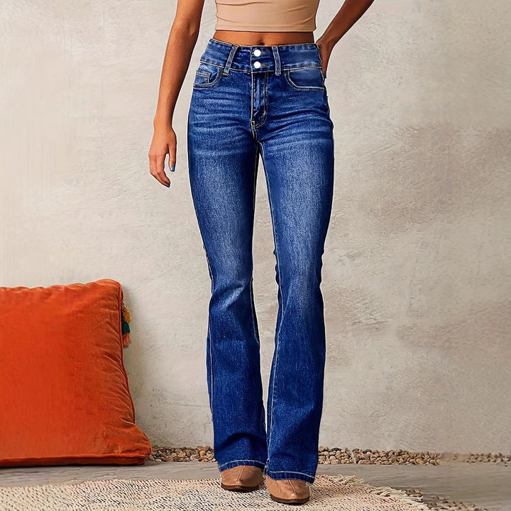 Women's Jeans High Waisted Flare | Retro