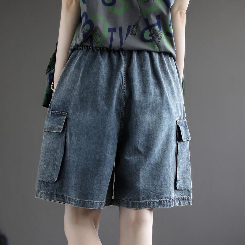 Women’s Jorts Cargo Wide Leg | Baggy