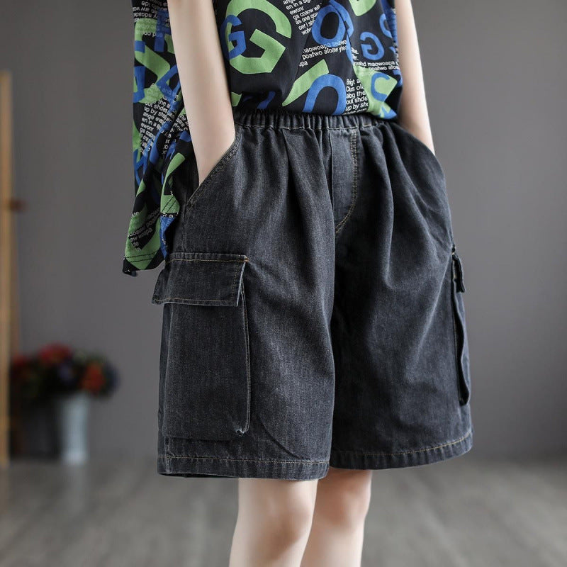 Women’s Jorts Cargo Wide Leg | Baggy
