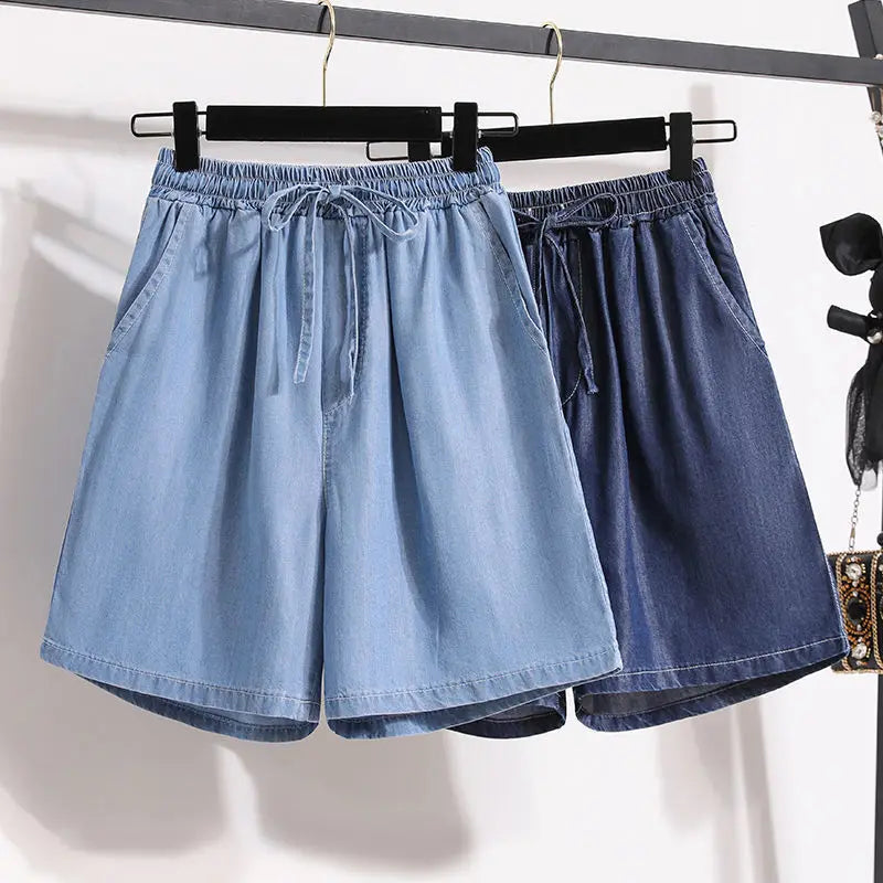 Women's Jorts Stretchable Waist | Wide Leg Shorts