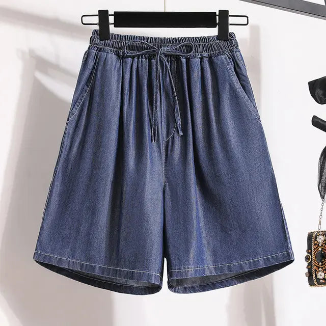 Women's Jorts Stretchable Waist | Wide Leg Shorts