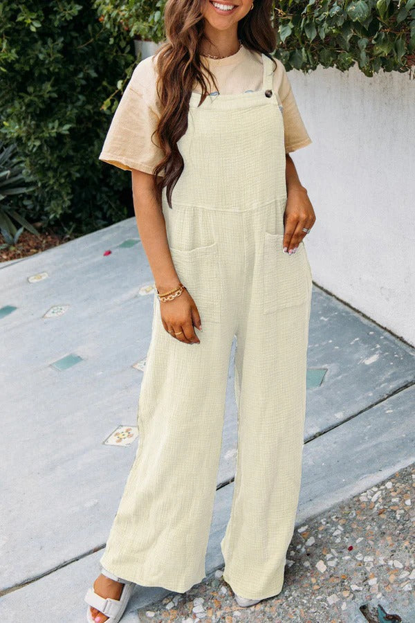 Women’s Jumpsuit Casual Loose Fit with Pockets | Relaxed