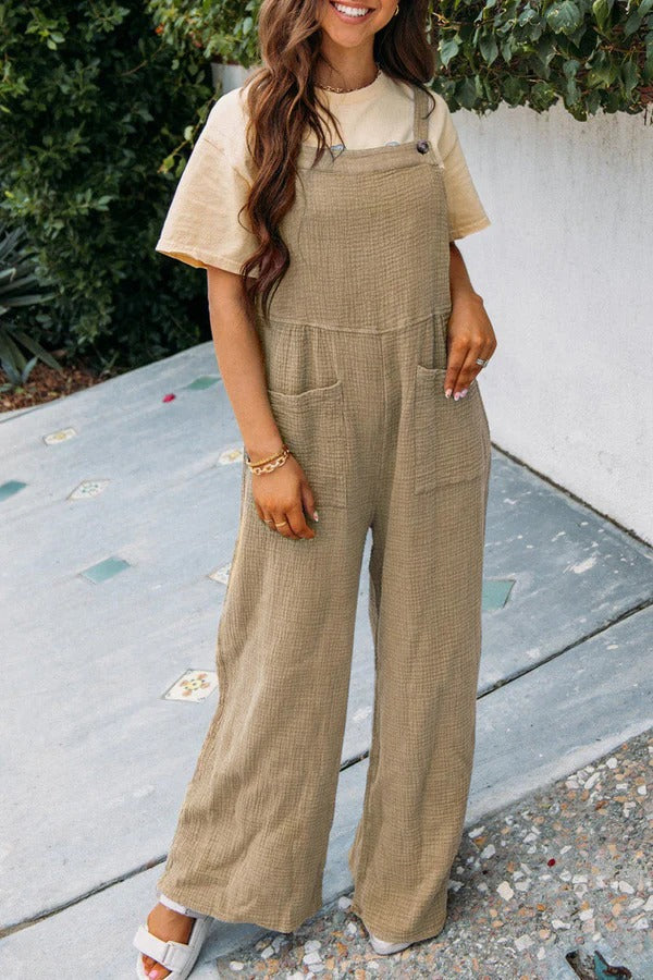 Women’s Jumpsuit Casual Loose Fit with Pockets | Relaxed