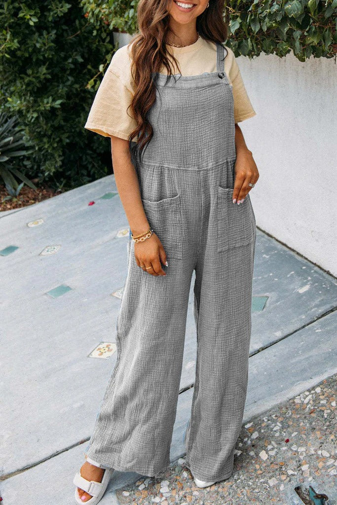Women’s Jumpsuit Casual Loose Fit with Pockets | Relaxed