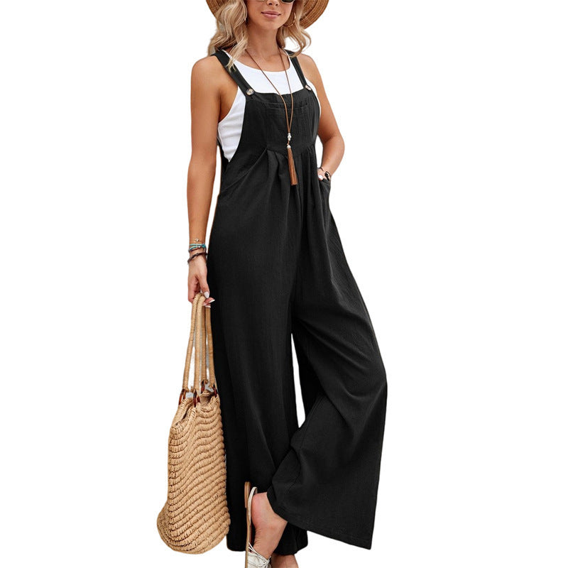 Women’s Jumpsuit Wide Leg Dungaree Casual | Summer