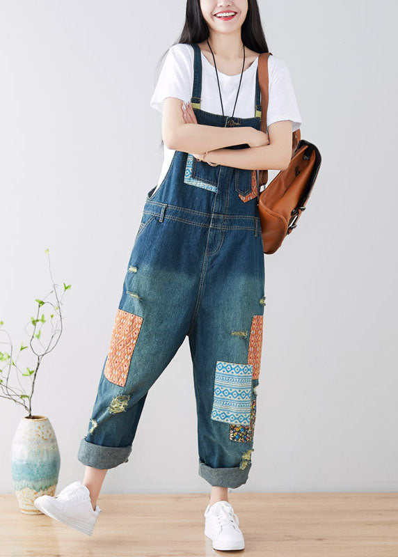 Women's Jumpsuits with Patchwork Design | Casual