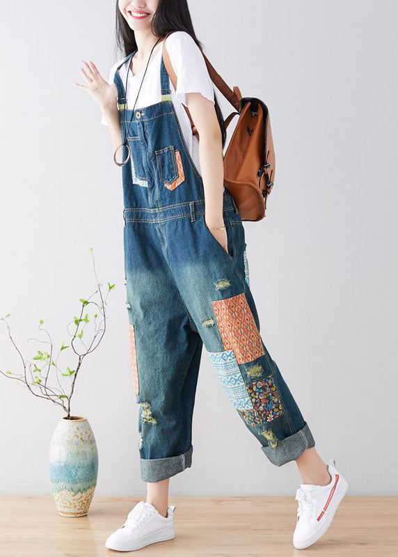 Women's Jumpsuits with Patchwork Design | Casual