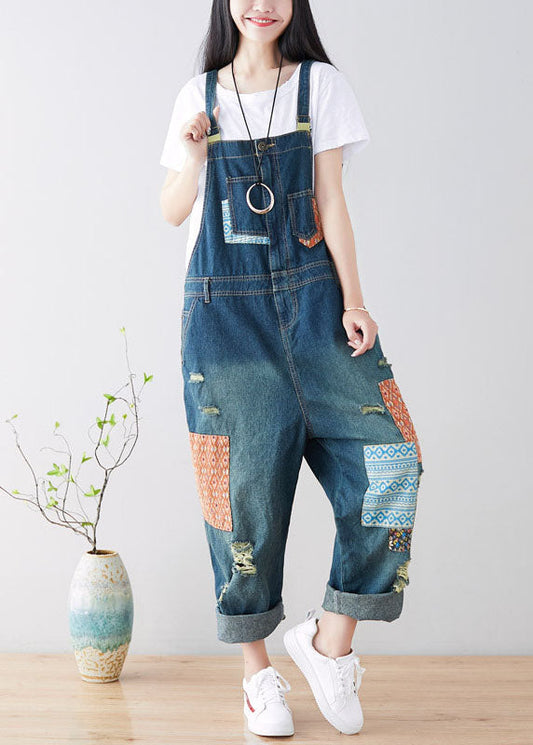 Women's Jumpsuits with Patchwork Design | Casual