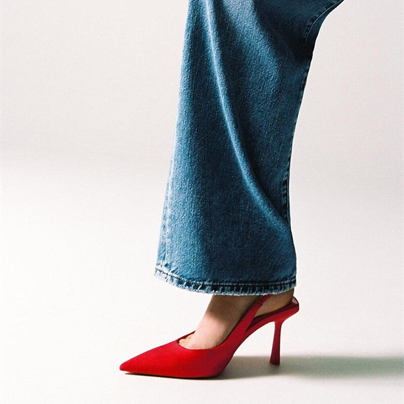 Women’s Kitten Heels Slingback | Pointed Pumps