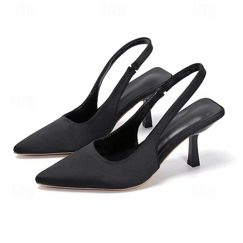 Women’s Kitten Heels Slingback | Pointed Pumps
