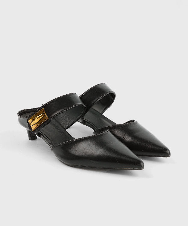Women's Kitten Heels Slip-On Mules | Work