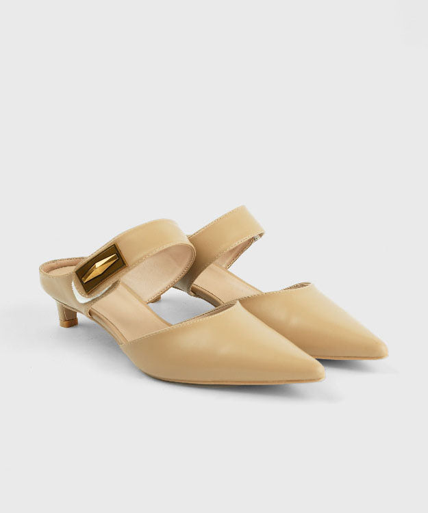 Women's Kitten Heels Slip-On Mules | Work