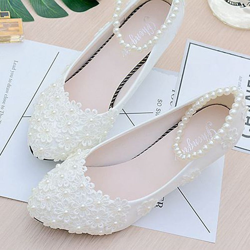 Women’s Kitten Heels White | Wedding
