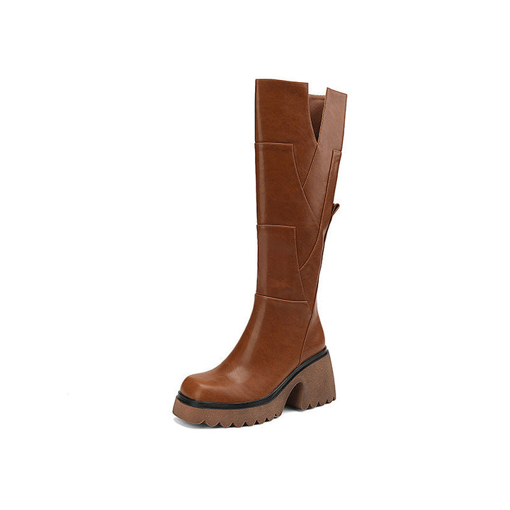 Women’s Knee High Boots | Chunky Platform
