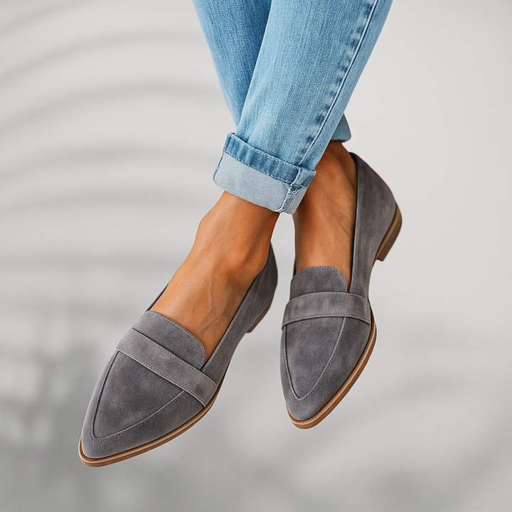 Women's Loafers with Pointed Toe & Slip On Flat | Work