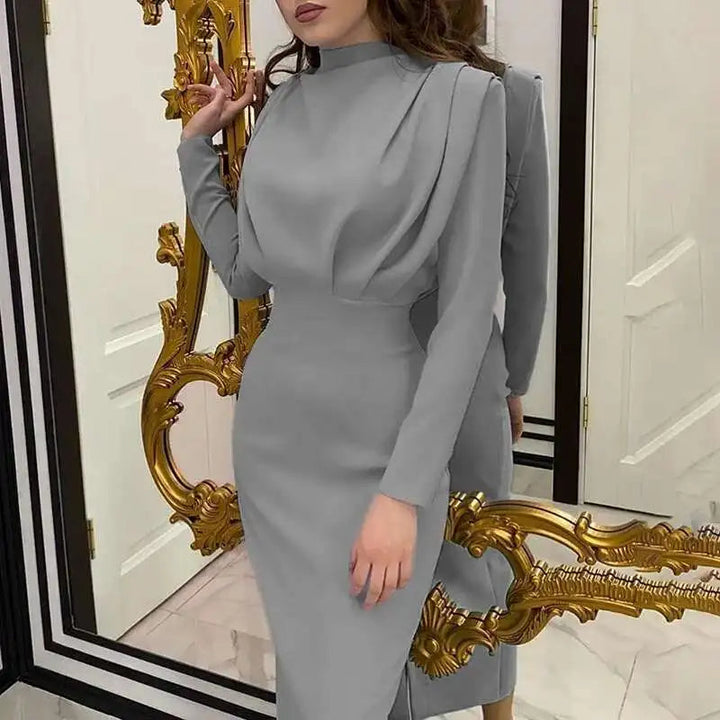 Women's Long Sleeve Winter Dress Midi | Cocktail