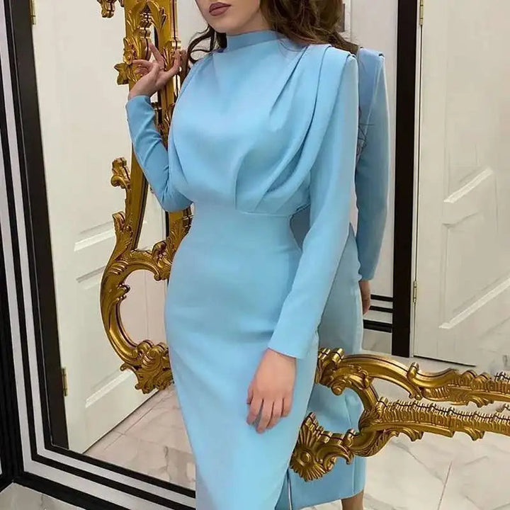 Women's Long Sleeve Winter Dress Midi | Cocktail