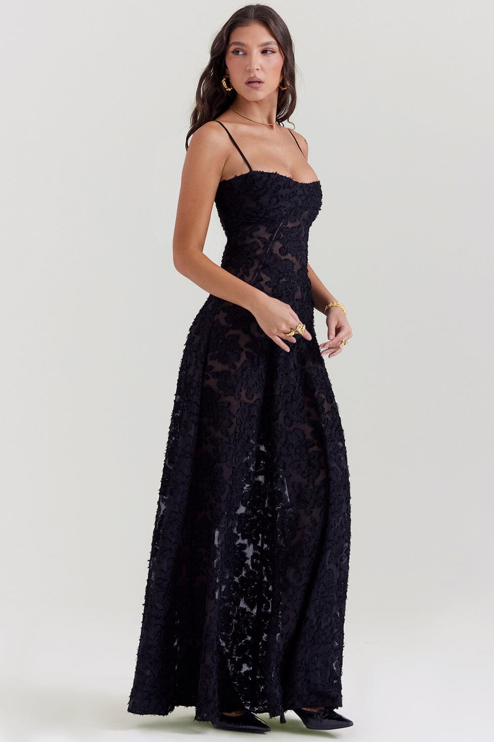 Women's Maxi Dress Elegant Floral | Wedding Guest